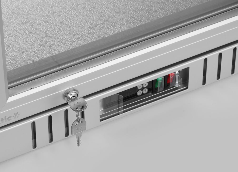 Frigorifero da bar posteriore con 1 porta Arktic - lunghezza 540 × larghezza 500 × altezza 840 mm | HE236925