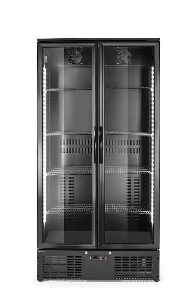 Frigorifero posteriore da bar con doppia porta Arktic - lunghezza 555 × larghezza 900 × altezza 1855 mm | HE237014