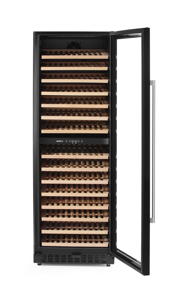 Frigorifero per vini, 2 zone, 131 bottiglie Arktic - lunghezza 760 × larghezza 600 × altezza 1770 mm | HE237137