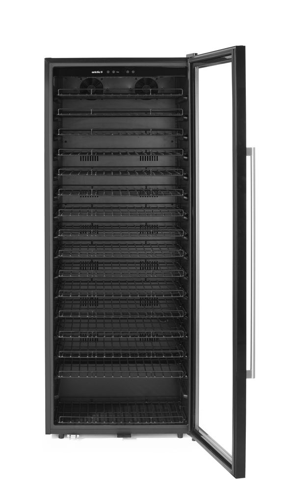 Frigorifero per vini, 1 zona, 224 bottiglie Arktic - lunghezza 760 × larghezza 702 × altezza 1840 mm | HE237144