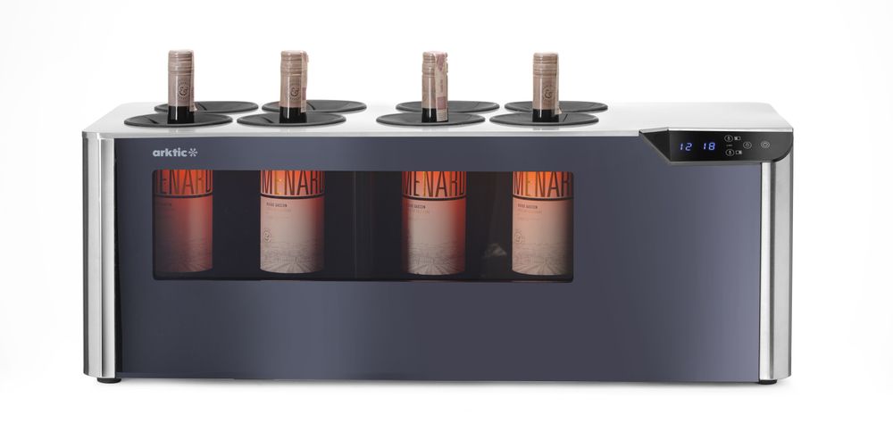 Frigorifero da banco, cantina a 2 zone Arktic - lunghezza 386 × larghezza 802 × altezza 295 mm | HE237380