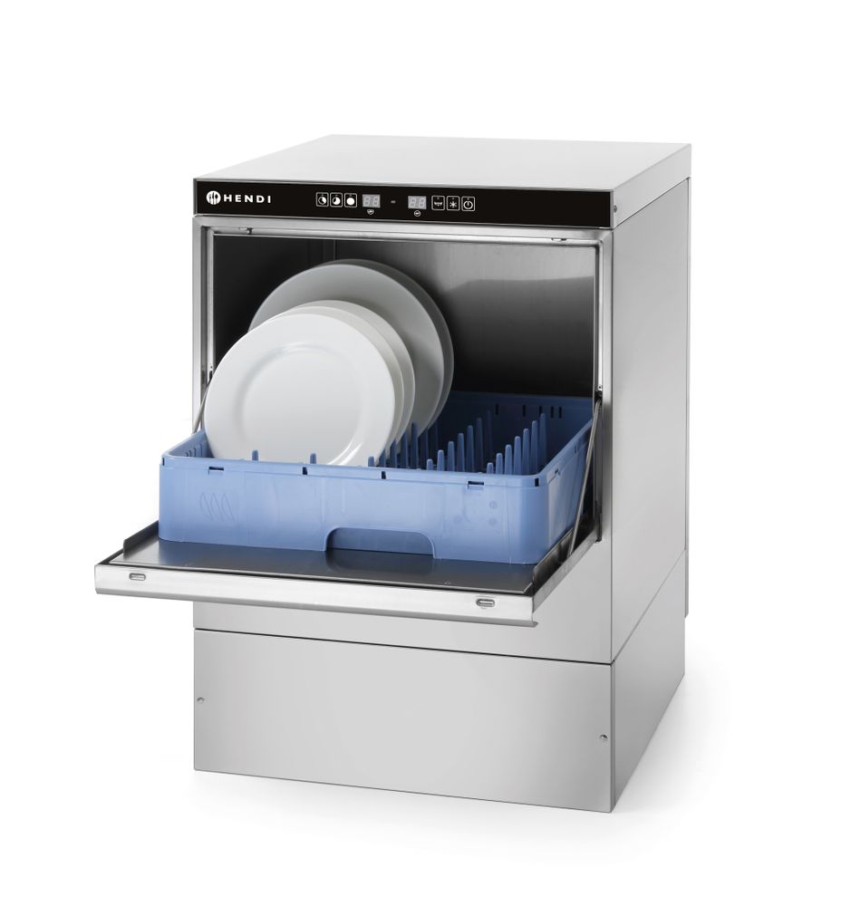 Lavastoviglie 50x50 - controllo elettronico HENDI - lunghezza 645 × larghezza 576 × altezza 837 mm | HE237540