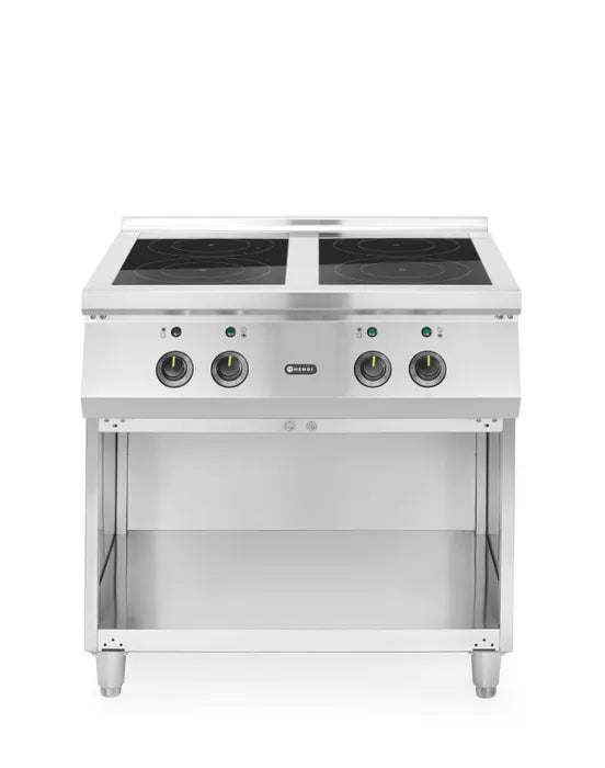 Fornello a Induzione Professionale 4 Fuochi – HENDI | 17 kW di Potenza Totale