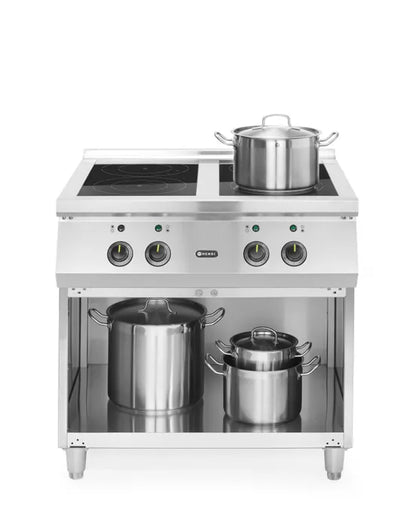 Fornello a Induzione Professionale 4 Fuochi – HENDI | 17 kW di Potenza Totale