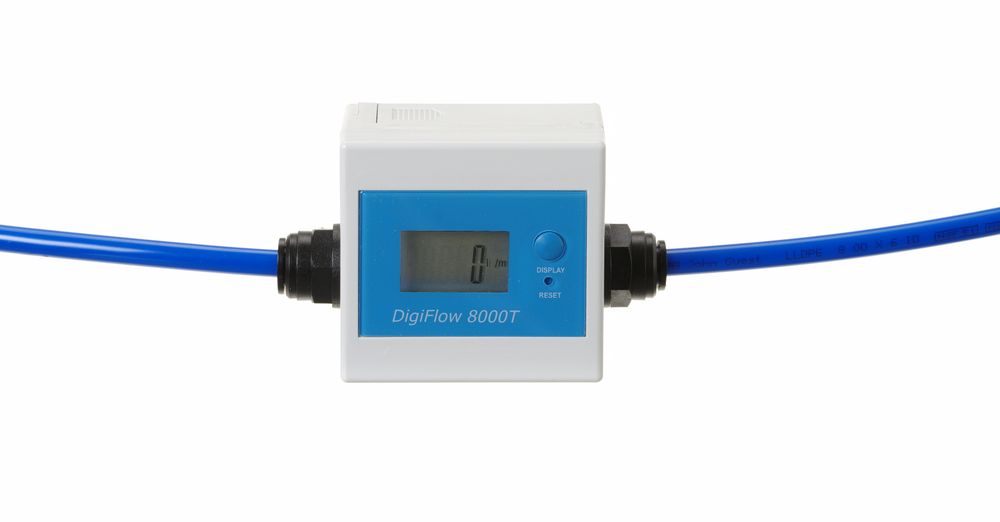 Misuratore di flusso d'acqua elettronico per filtri acqua HENDI - lunghezza 55 × larghezza 110 × altezza 70 mm | HE237915