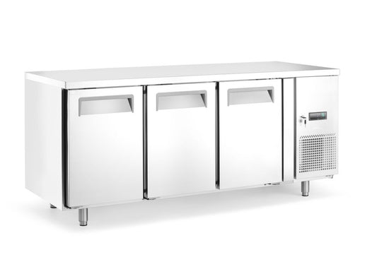 Bancone refrigerato, 3 porte Arktic - lunghezza 700 × larghezza 1796 × altezza 840 mm | HE238127
