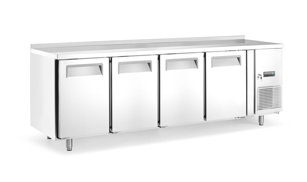 Banco refrigerato, 4 porte Arktic - lunghezza 700 × larghezza 2232 × altezza 855 mm | HE238165