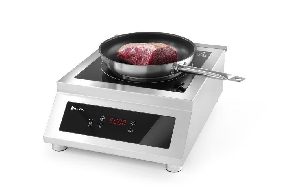 Induzione Modello 5000 D HENDI - lunghezza 525 × larghezza 398 × altezza 175 mm | HE239322