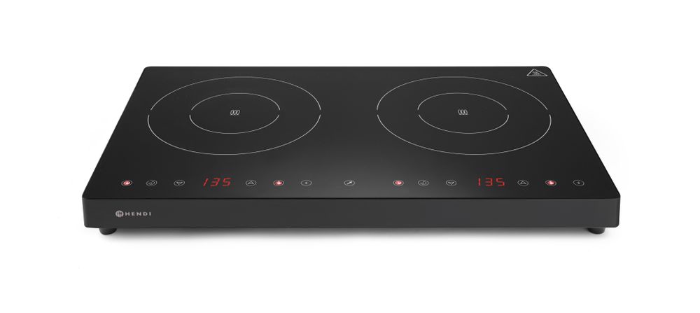Induzione doppia HENDI - lunghezza 410 × larghezza 610 × altezza 56 mm | HE239414