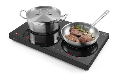 Induzione doppia HENDI - lunghezza 410 × larghezza 610 × altezza 56 mm | HE239414