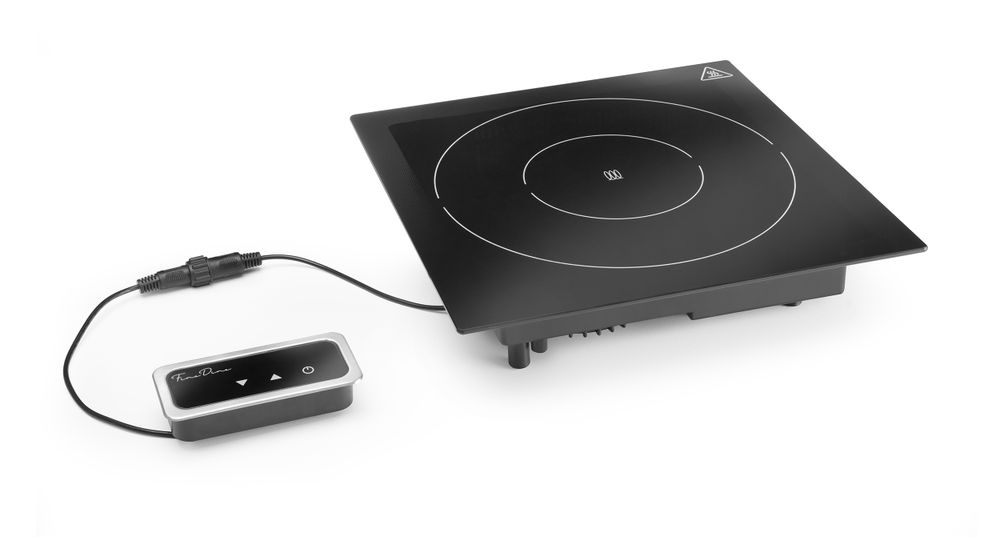 Piastra a induzione Fine Dine - lunghezza 397 × larghezza 349 × altezza 85 mm | HE239551