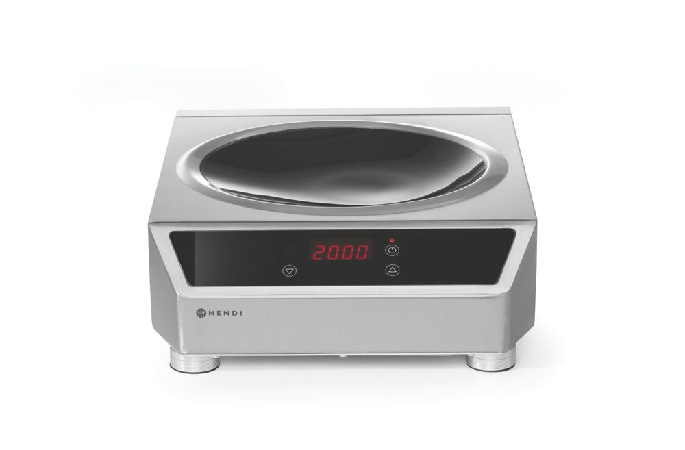 Induzione wok modello 3500 HENDI - lunghezza 624 × larghezza 340 × altezza 295 mm | HE239681
