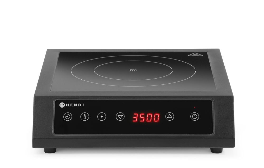 Piastra ad induzione 3500 D XL HENDI - lunghezza 400 × larghezza 356 × altezza 100 mm | HE239957