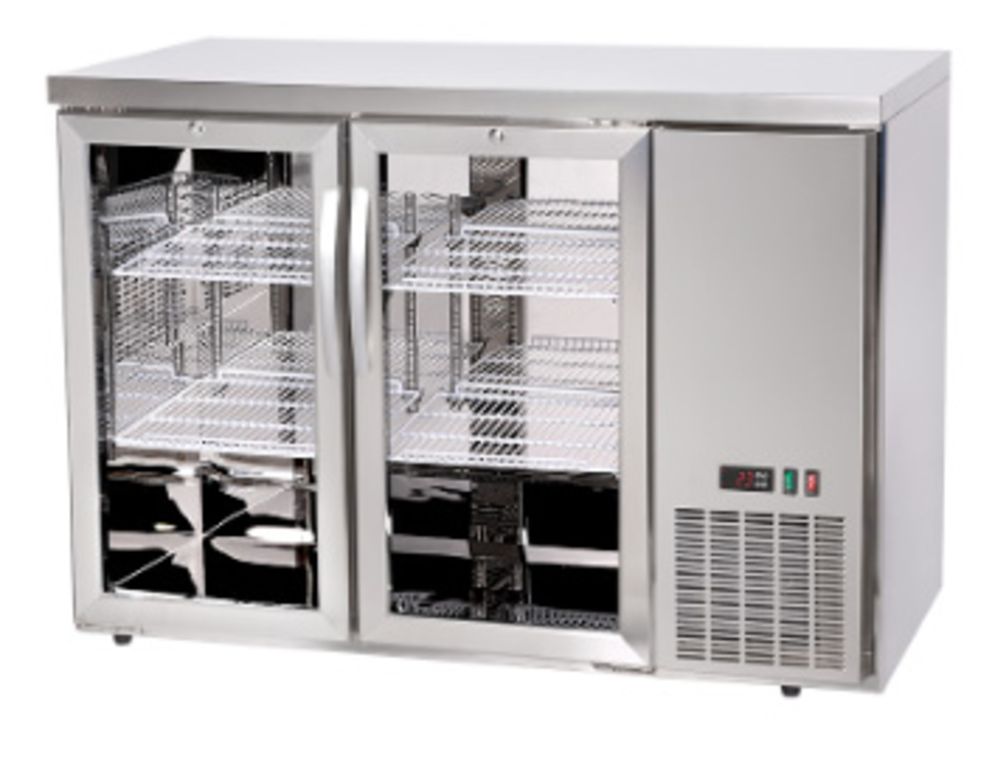 Banco bar refrigerato, porte in vetro Arktic | HE241332