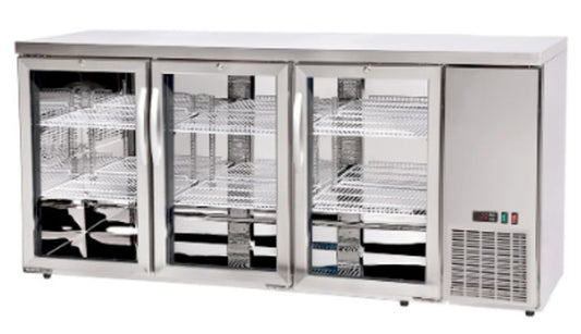 Banco bar refrigerato, porte in vetro Arktic | HE241363