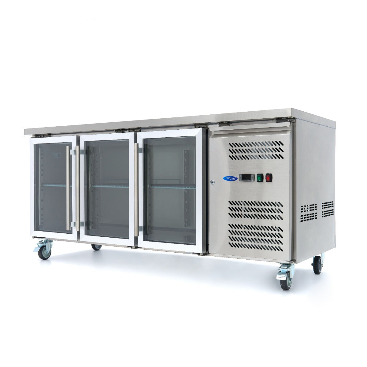 Frigorifero da Banco - 180cm - 3 Porte in Vetro – MAXIMA 09400406