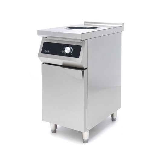 Wok a Induzione 700 – Ø28cm – 5000W – con Supporto – MAXIMA 09371300