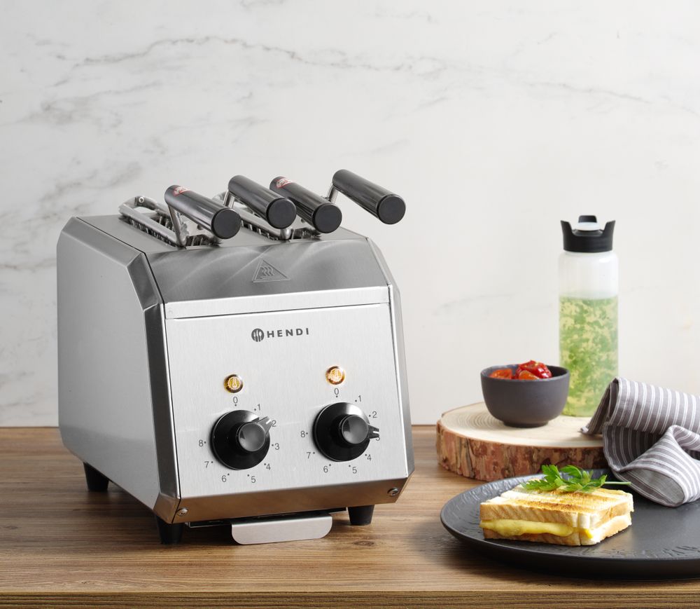 Tostapane per sandwich HENDI - lunghezza 485 × larghezza 215 × altezza 270 mm | HE261163