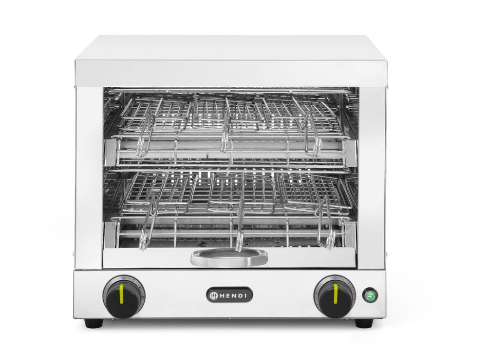 Tostapane con 6 pinze HENDI - lunghezza 390 × larghezza 450 × altezza 400 mm | HE262214
