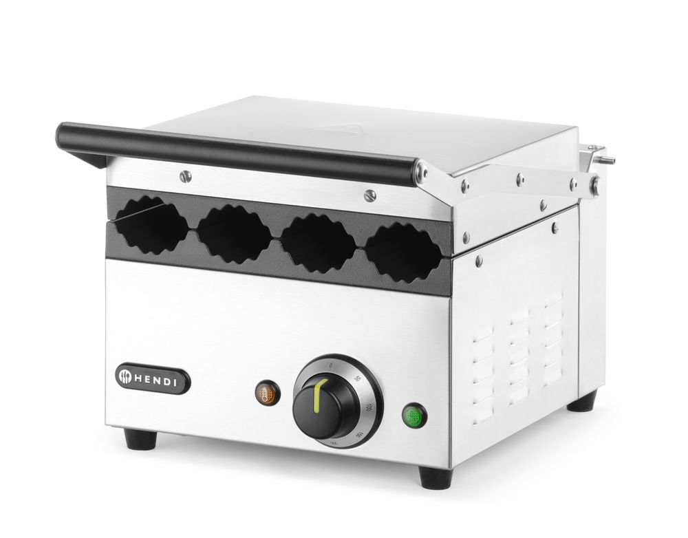 Griglia a contatto per panini da hot dog e tortillas HENDI - lunghezza 402 × larghezza 285 × altezza 252 mm | HE263594