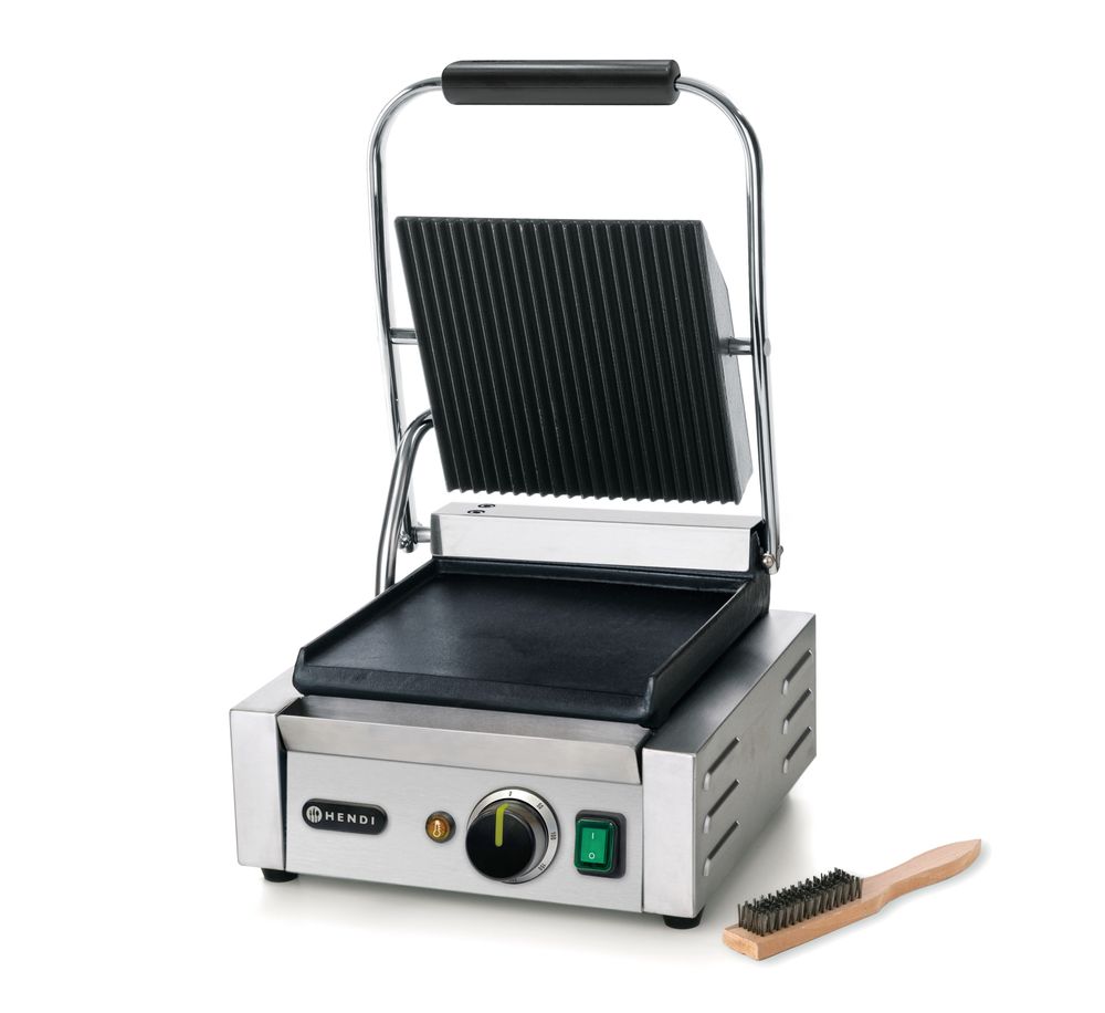 Piastra panini - versione singola HENDI - lunghezza 400 × larghezza 310 × altezza 510 mm | HE263600