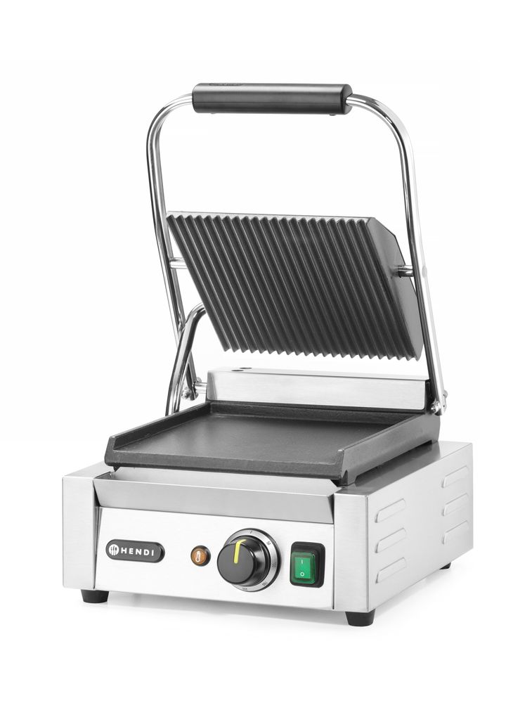Piastra panini - versione singola HENDI - lunghezza 400 × larghezza 310 × altezza 510 mm | HE263600