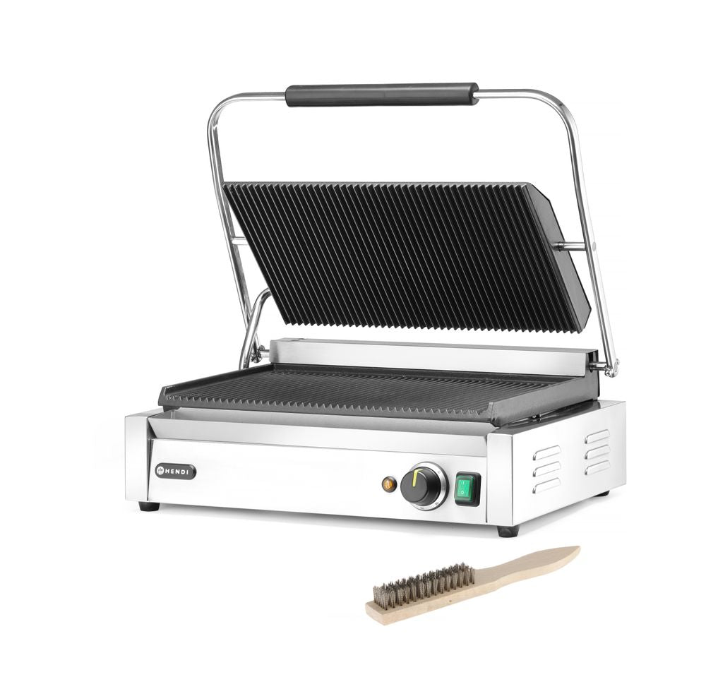 Piastra panini XL HENDI - lunghezza 464 × larghezza 546 × altezza 231 mm | HE263624
