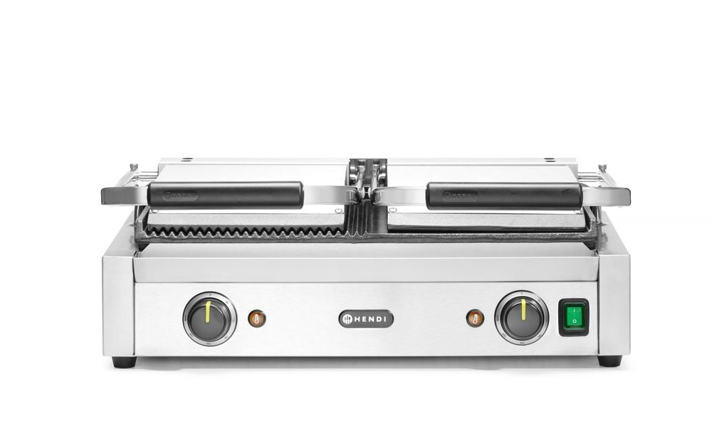 Piastra panini - versione doppia HENDI - lunghezza 402 × larghezza 574 × altezza 220 mm | HE263907