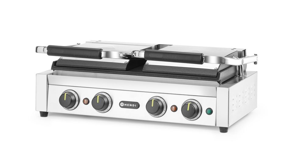 Griglia a contatto, doppia griglia con timer HENDI | HE263914