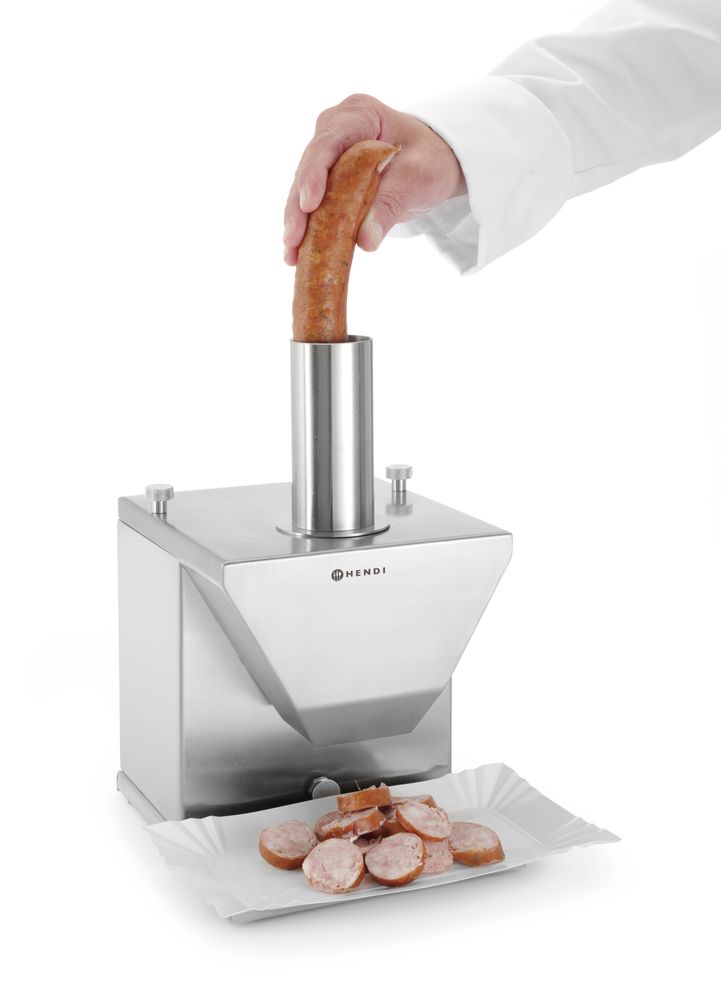 Affettatrice elettrica per salsicce HENDI - lunghezza 260 × larghezza 188 × altezza 330 mm | HE265109