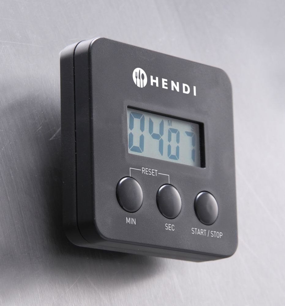 Timer digitale per cucina HENDI - lunghezza 28 × larghezza 68 × altezza 68 mm | HE271155