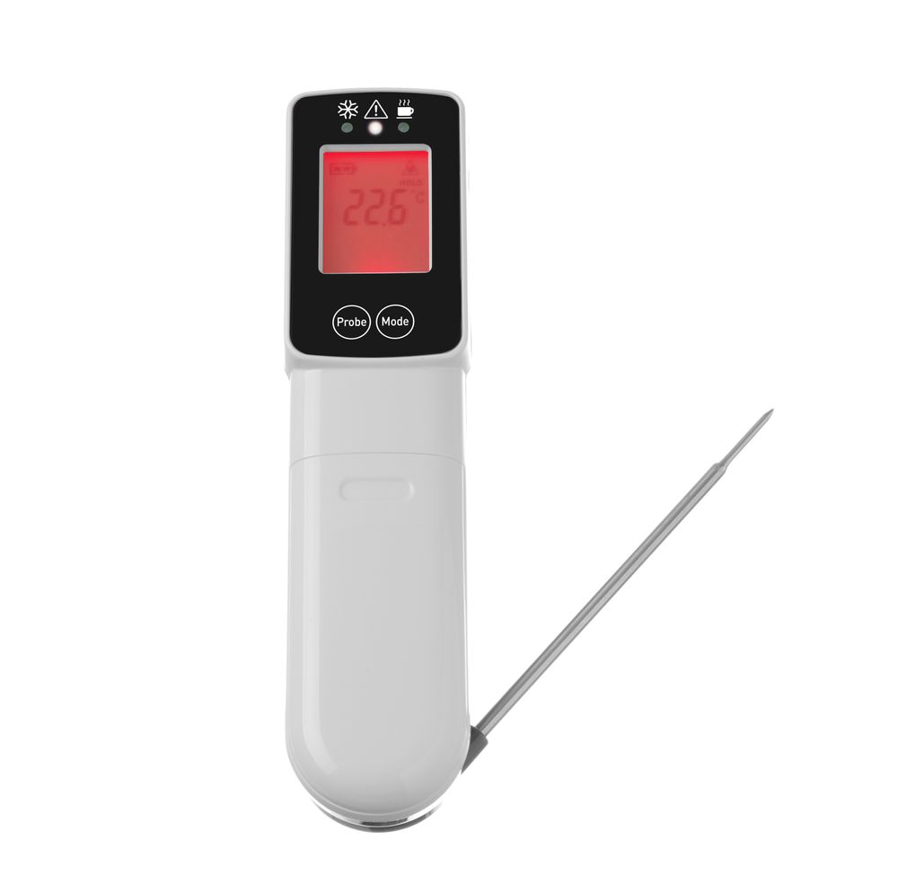 Termometro a infrarossi con sonda HENDI - lunghezza 52 × larghezza 40 × altezza 250 mm | HE271254