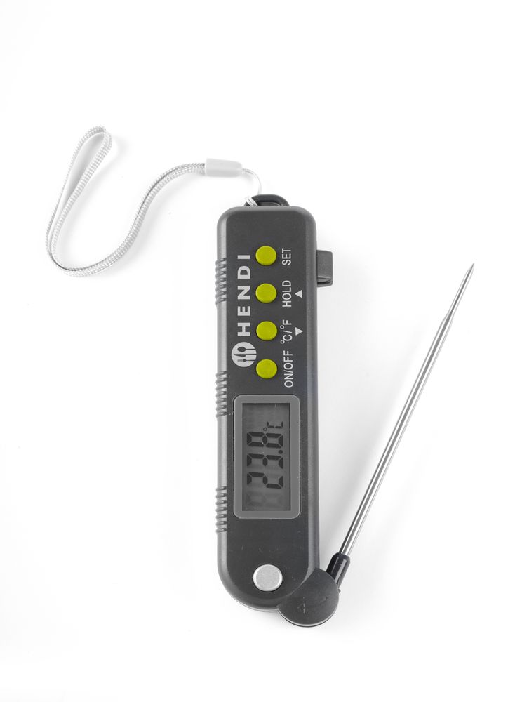 Termometro con sonda pieghevole HENDI - lunghezza 285 × larghezza 25 × altezza 40 mm | HE271308