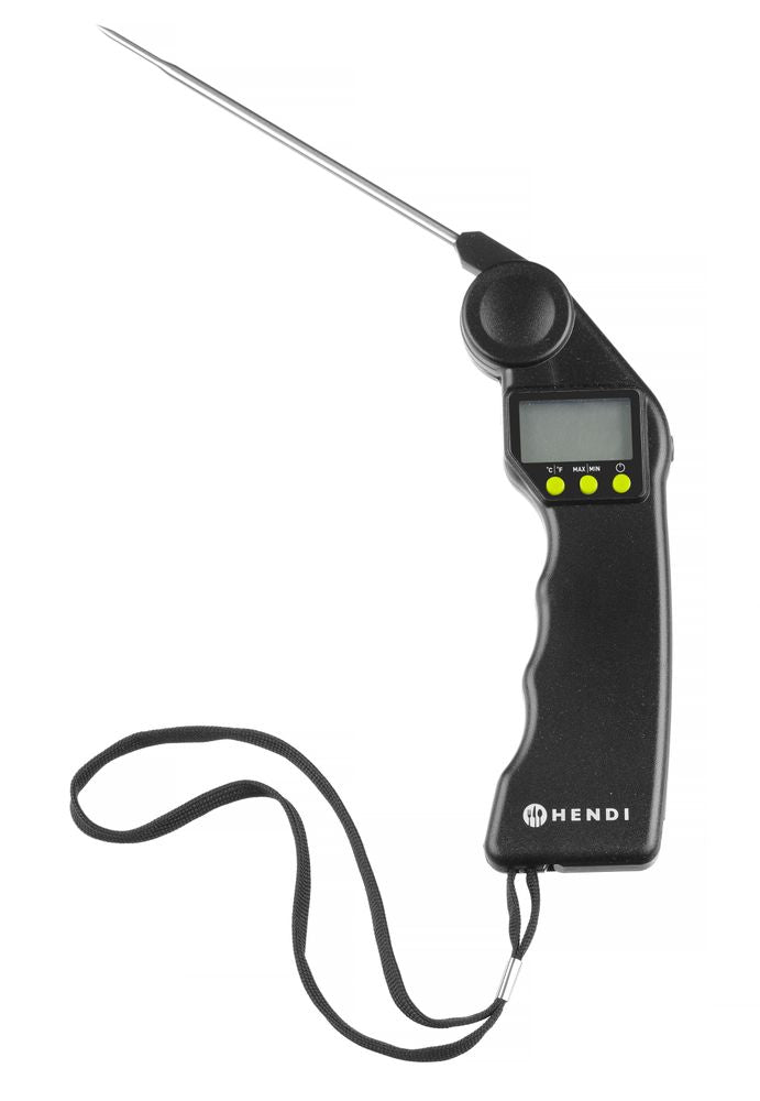 Termometro digitale con sonda pieghevole HENDI - lunghezza 295 × larghezza 60 × altezza 20 mm | HE271315