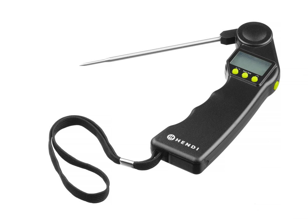 Termometro digitale con sonda pieghevole HENDI - lunghezza 295 × larghezza 60 × altezza 20 mm | HE271315