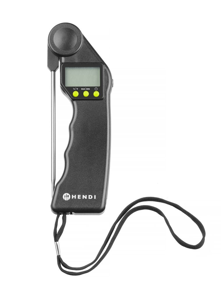 Termometro digitale con sonda pieghevole HENDI - lunghezza 295 × larghezza 60 × altezza 20 mm | HE271315