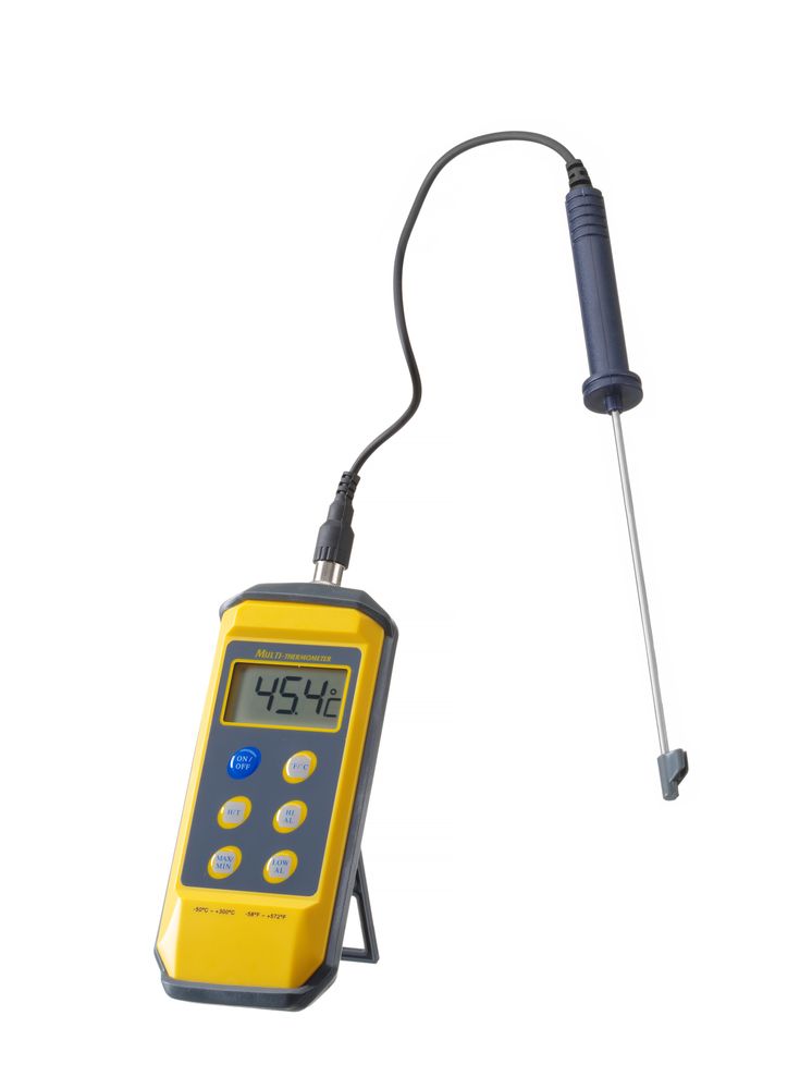 Termometro digitale con sonda HENDI - lunghezza 140 × larghezza 88 × altezza 265 mm | HE271407