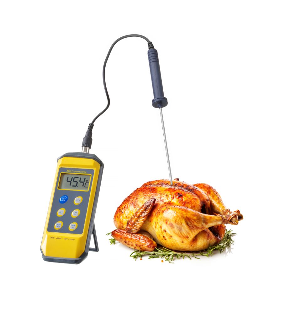 Termometro digitale con sonda HENDI - lunghezza 140 × larghezza 88 × altezza 265 mm | HE271407