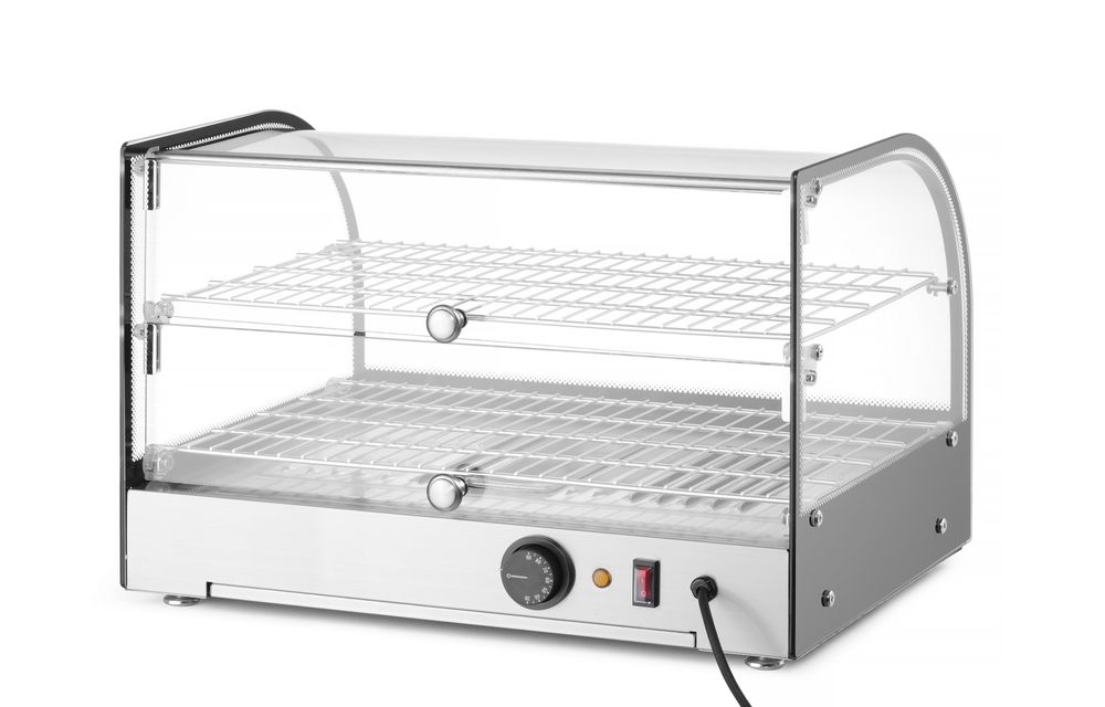 Vetrina calda a due ripiani HENDI - lunghezza 670 × larghezza 556 × altezza 440 mm | HE273999