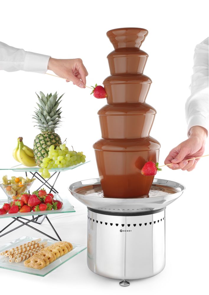 Fontana di cioccolata a 5 livelli HENDI - Ø 332 mm | HE274156