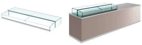 INOX BIM ASP2125 – illustrazione rappresentativa della serie TECHE IN VETRO