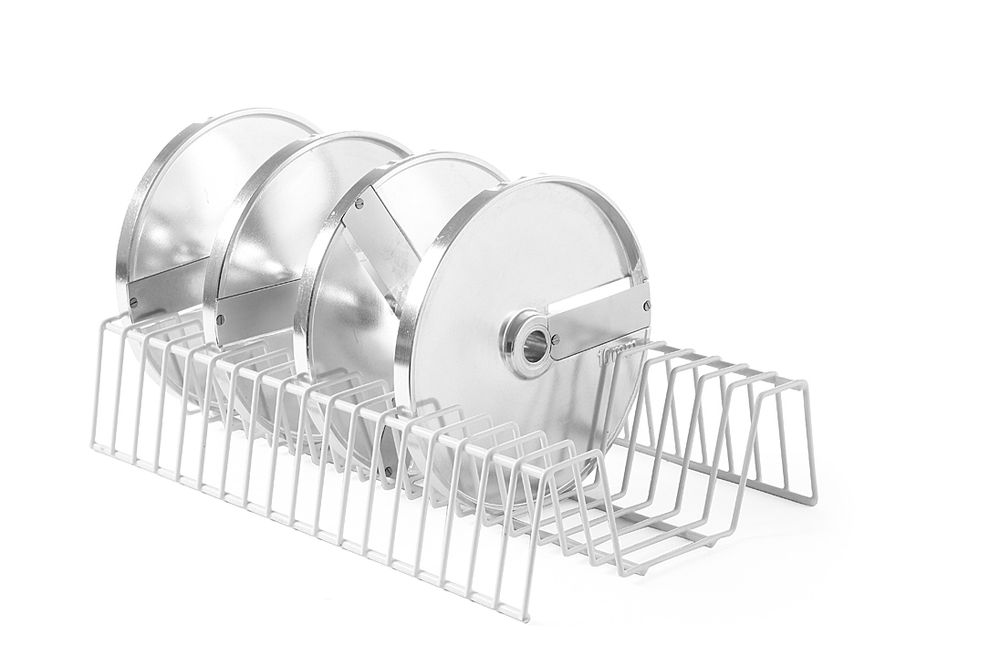 Supporto per 18 dischi da taglio HENDI - lunghezza 254 × larghezza 401 × altezza 87 mm | HE280690