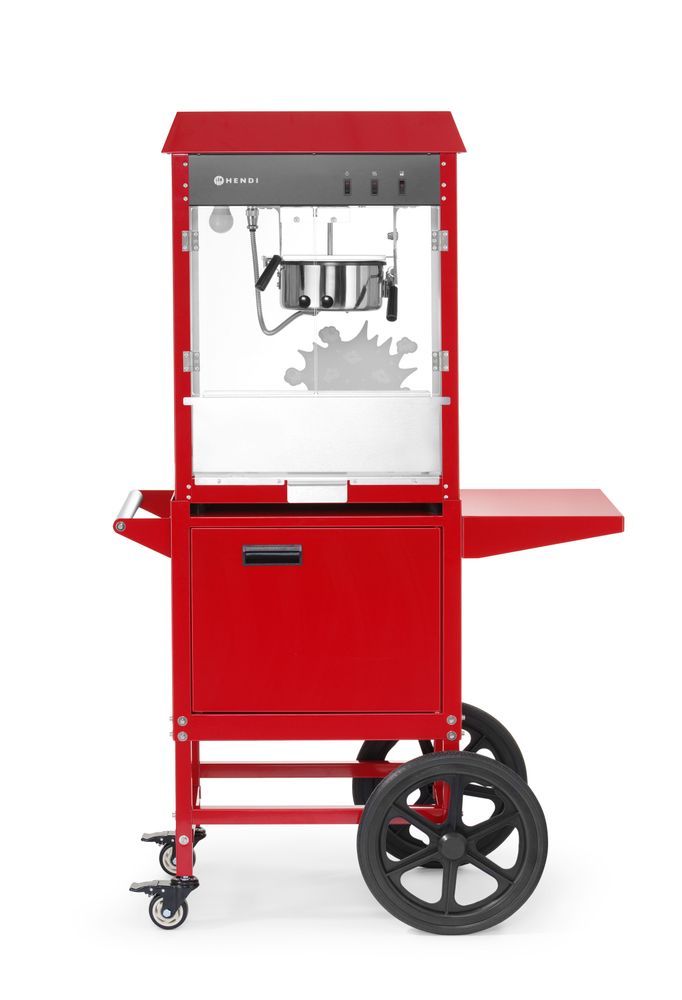 Macchina per popcorn con carrello HENDI - lunghezza 515 × larghezza 940 × altezza 1550 mm | HE282830