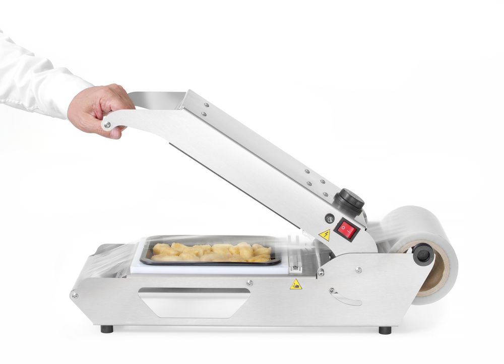Sigillatore vassoio compatto HENDI - lunghezza 582 × larghezza 285 × altezza 185 mm | HE330005