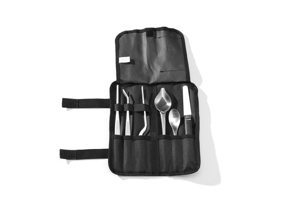 Set placcatura da chef, 6 pezzi, satinato HENDI - lunghezza 400 × larghezza 220 × altezza 26 mm | HE400081