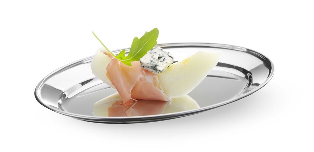 Vassoio ovale HENDI - lunghezza 208 × larghezza 298 × altezza 23 mm | HE404201