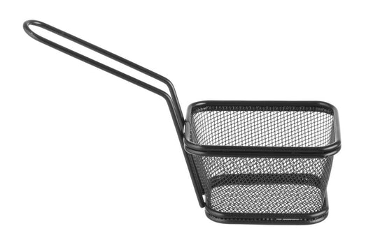 Mini cestelli per fritture impilabili neri HENDI - lunghezza 220 × larghezza 92 × altezza 130 mm | HE425671