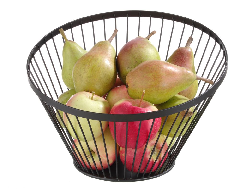 Cestino per frutta rotondo nero HENDI - Ø 150 mm | HE427095