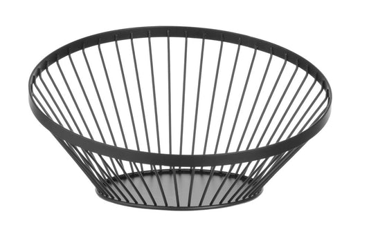 Cestino per frutta rotondo nero HENDI - Ø 280 mm | HE427088