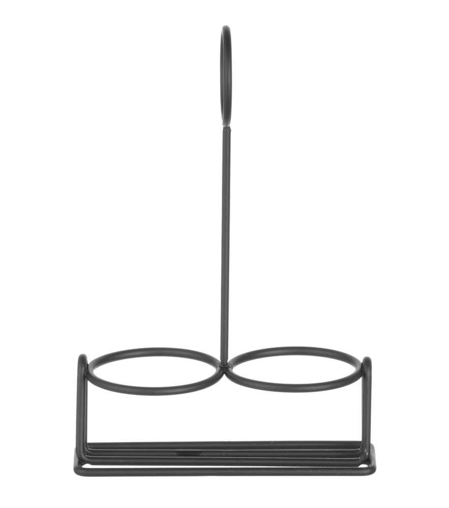 Set per condimenti nero HENDI - lunghezza 64 × larghezza 136 × altezza 192 mm | HE427170